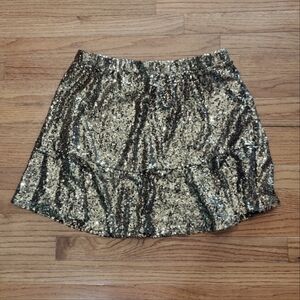 Gold Sequins Skirt Size X-Large